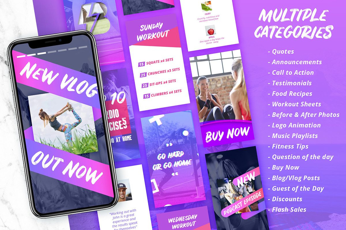 Modern Instagram Stories, a Social Media Template by Brandspark (Photo 5 of 7)