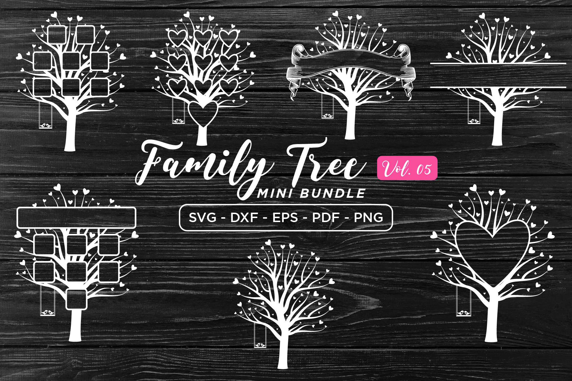 Family Tree SVG Bundle Vol.5, a Graphic by CraftlabSVG