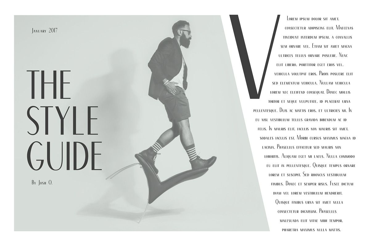 Von Bond - A Classy Sans Serif, a Sans Serif Font by Josh O. (Photo 2 of 8)