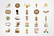 3D Ramadan Icons, an Environmental 3D Model by Creative Perspective (Thumbnail 5 of 5)