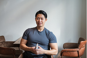 Portrait of young muscular Asian man, a Person Photo by HalfPoint