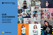 T-Shirt Mockup, a Shirt Mockup by Freeman Studio (Thumbnail 8 of 11)