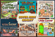 Bold Easy Little Corner, a Decorative Illustration by Ink Gallery (Thumbnail 4 of 4)