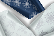 Glitter snowflakes seamless patterns, a Pattern Graphic by Palette Pursuit (Thumbnail 2 of 8)