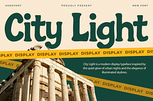 City Light – Modern Display Typeface