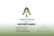 Pine Tree Logo with Letter a, a Branding & Logo Template by Saba Vector (Thumbnail 2 of 3)