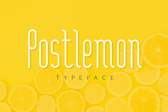 Postlemon Display Typeface preview 6