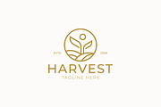 Harvest Logo Farm Field Agriculture, a Branding & Logo Template by Signatoro (Thumbnail 2 of 3)