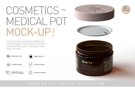 Cosmetic | Medical Pot Mock-Up Vol.2