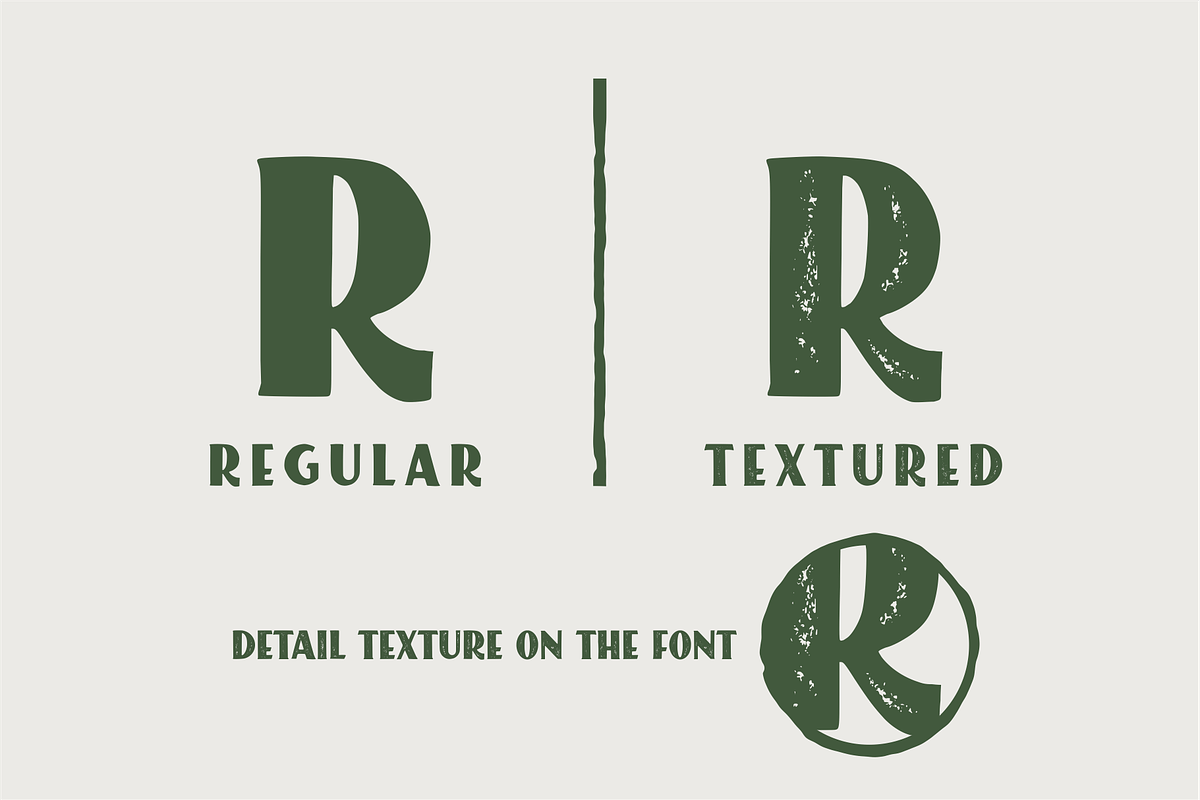ROUGHET ROUGH TYPEFACE preview 5