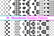 Monochrome Seamless Pattern, a Pattern Graphic by Digital Studio (Thumbnail 1 of 7)