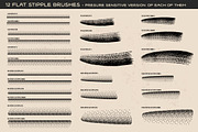 Tattoo Art Brushes for ILLUSTRATOR, a Brush Add-On by BAD TASTE (Thumbnail 7 of 11)