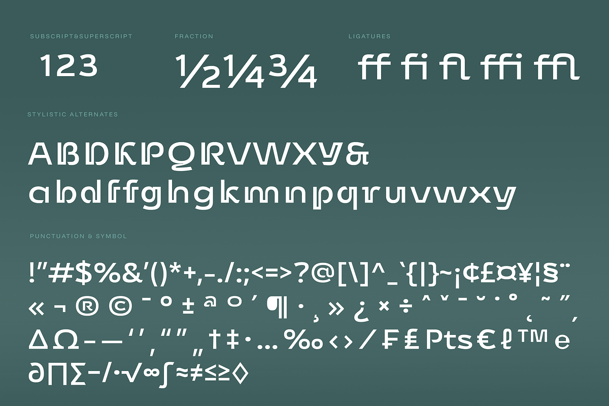 UT Solah Sans - Unique Display Sans, a Sans Serif Font by Universitype (Photo 6 of 12)