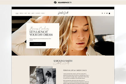 Squarespace Website Template