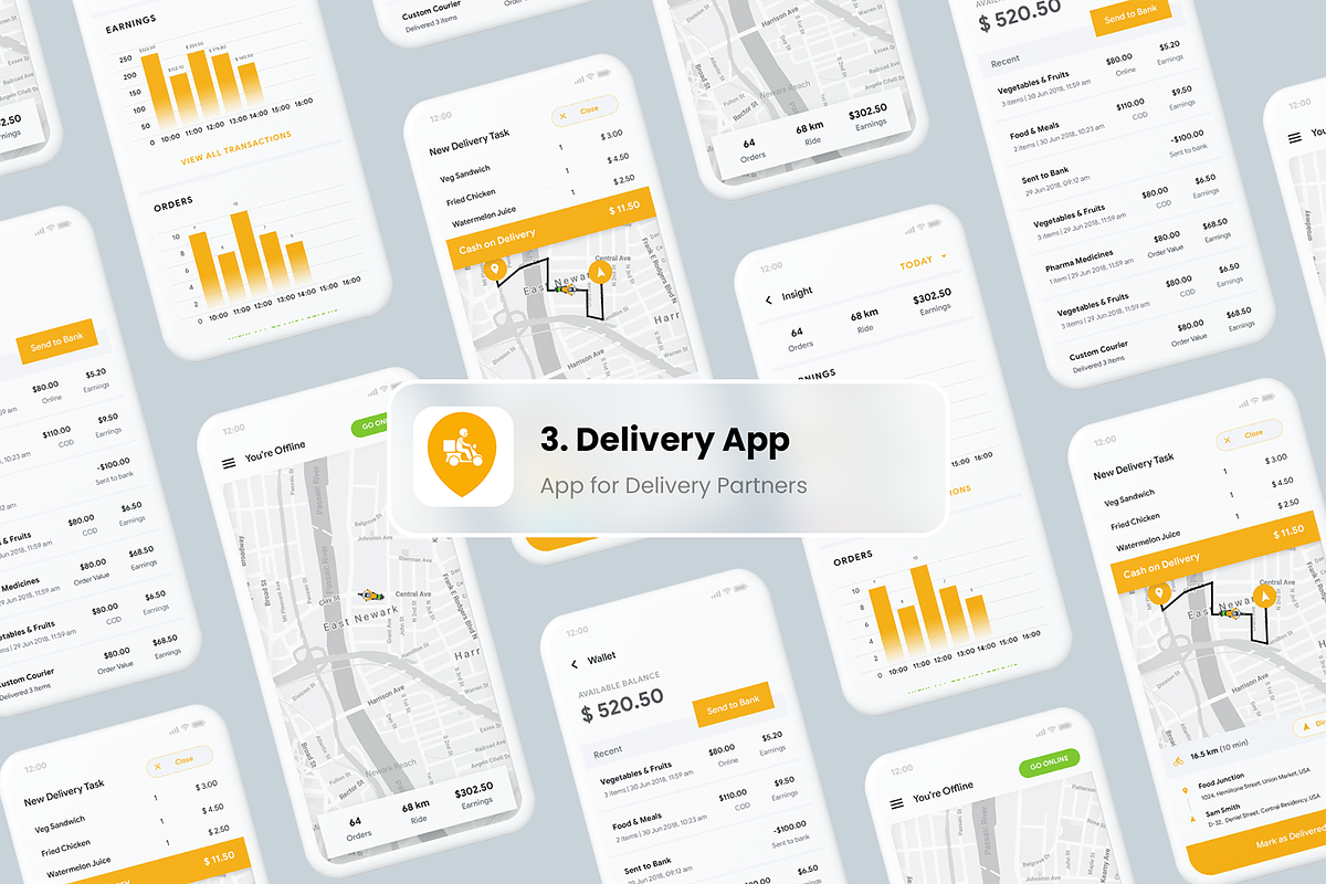 6 in 1 Food Ordering App | Hungerz, an App Template by Opus LabWorks (Photo 5 of 10)