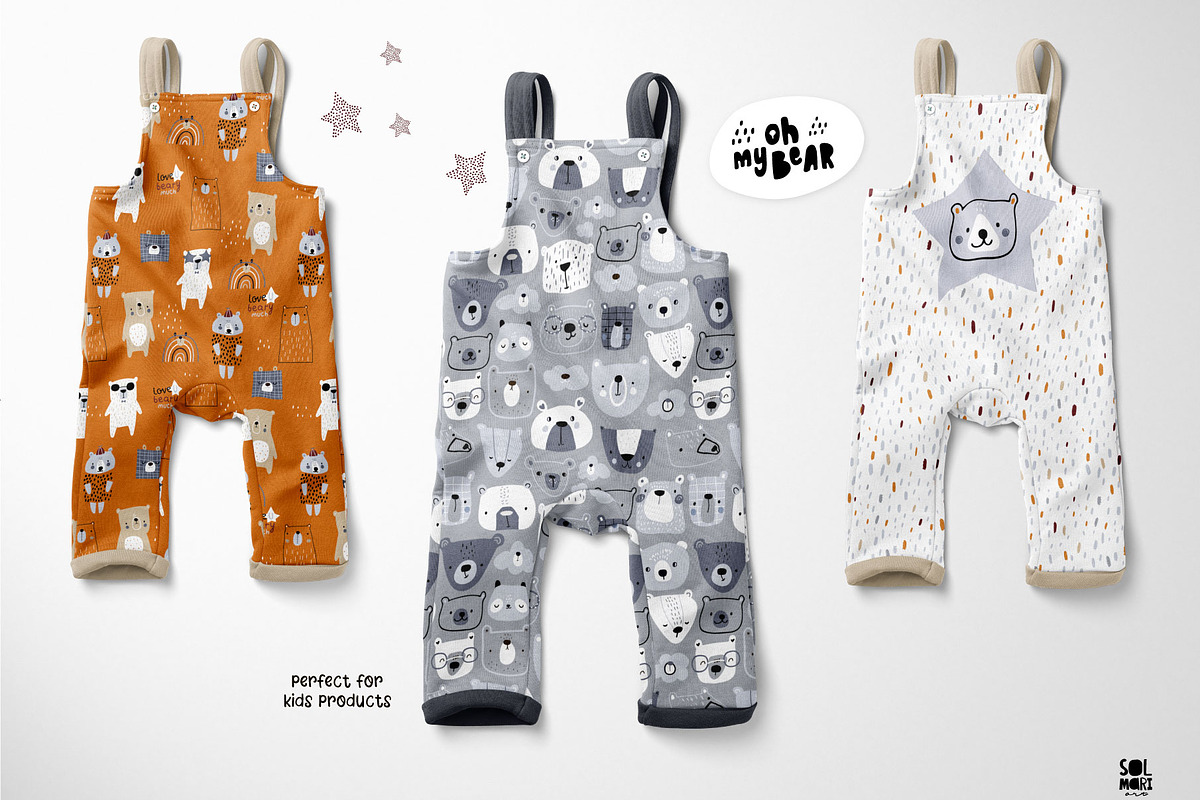 Oh my Bear! graphic collection, a Pattern Graphic by solmariart (Photo 11 of 15)