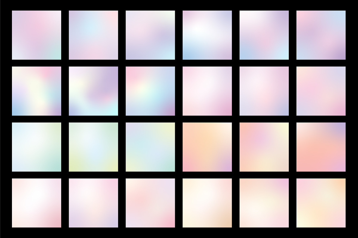 24 Editable Vector Gradients, a Texture Graphic by Juksy (Photo 2 of 7)