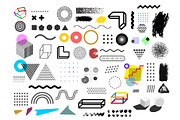 Trend halftone geometric shapes, a Texture Graphic by Vector photo shop (Thumbnail 2 of 2)