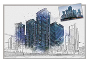 Architecture Drawing Art Ps Action, a Brushes & More by Studio Retouch (Thumbnail 3 of 11)