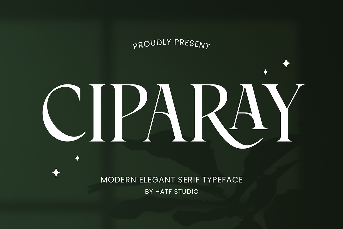 Ciparay, a Serif Font by HATFSTUDIO (Photo 1 of 9)