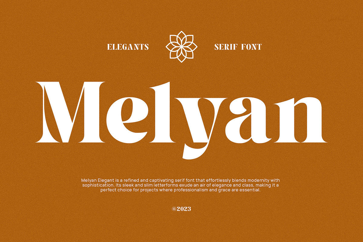 Melyan - Classy & Stylish Serif, a Serif Font by TypeLogue (Photo 1 of 5)