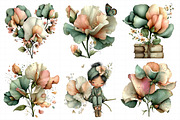 Spring Sweet Peas Flower Clipart, an Illustration by Daily.Designs (Thumbnail 7 of 8)