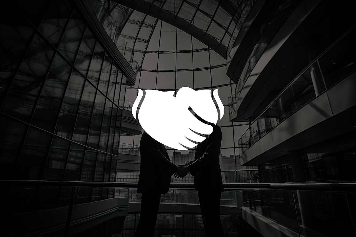 Minimalist Modern Handshake Logo, a Branding & Logo Template by Luxury Logos (Photo 2 of 4)