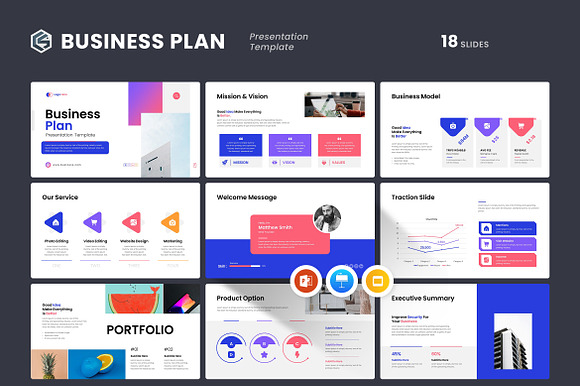 Business Plan Presentation Template preview 5