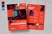 Programming Club Flyer Template, a Flyer Template by BrandPacks (Thumbnail 1 of 5)