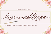 LoveMellissa, a Script Font by PollemSt (Thumbnail 1 of 6)