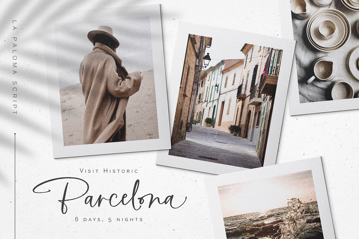 La Paloma Script + Catchwords, a Script Font by Callie Rian & Co. (Photo 2 of 21)