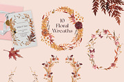 Everlasting Fall Pressed Wildflowers, a Seasonal Illustration by Catch the Dream Art (Thumbnail 5 of 13)