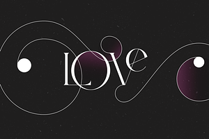 Moon Type Creative Logo Font