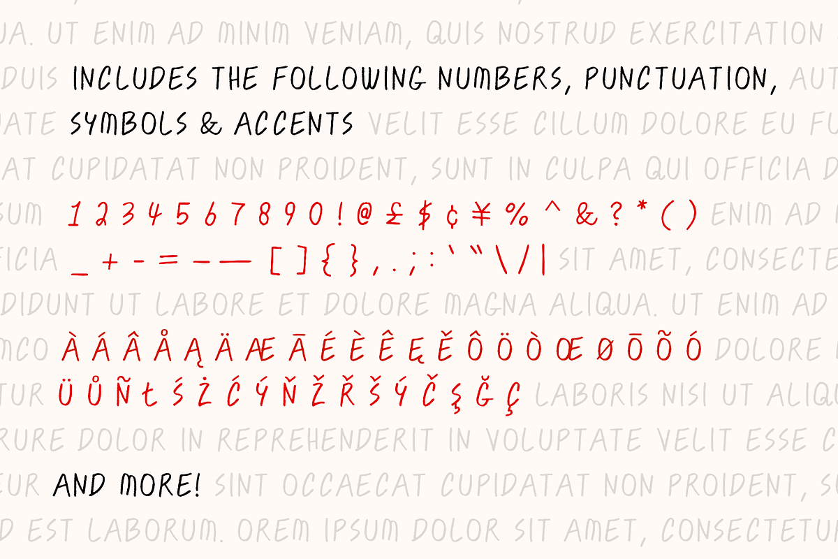 Gift Tag — A handwritten font preview 3