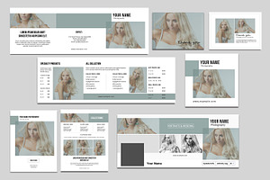 Markerting Set For Photographer-V03, a Brochure Template by Template Shop