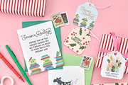 Holly Berry Seamless Patterns, a Seasonal Illustration by Lucky Dog Design Co. (Thumbnail 3 of 5)