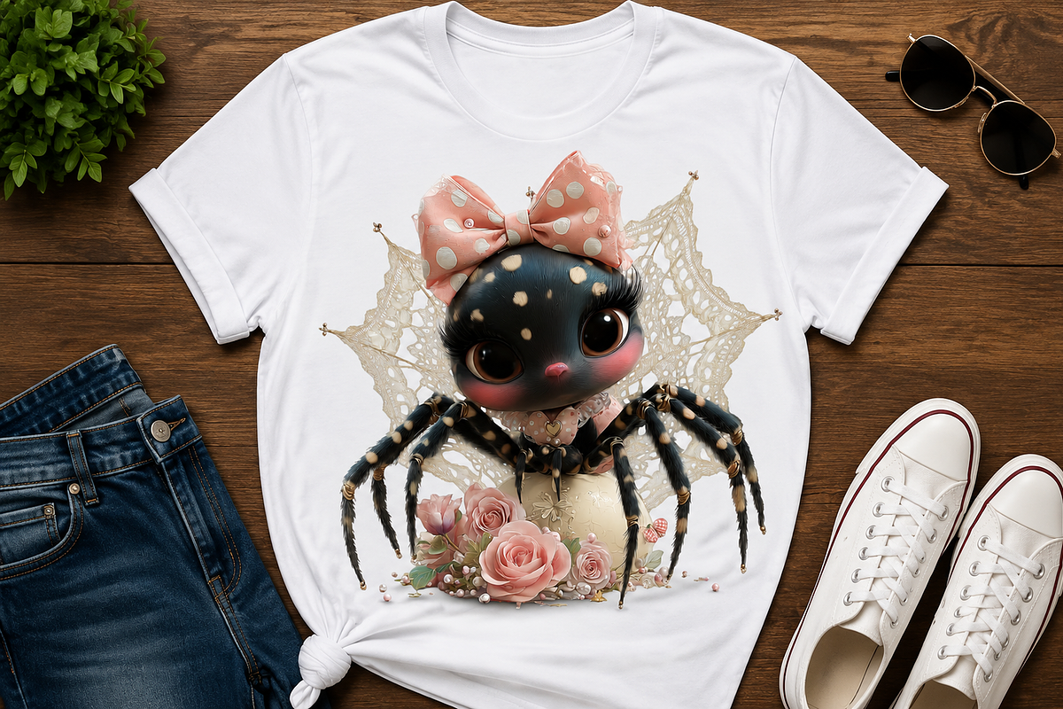 Whimsical Gothic Halloween Doll, a Seasonal Illustration by CreationArt (Photo 4 of 7)