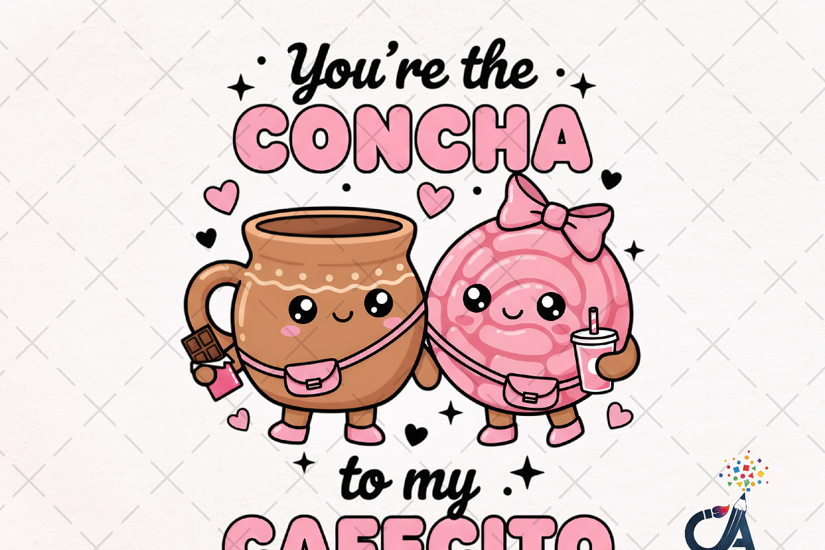 You're Concha Valentine Png, an Illustration by Creative Art (Photo 1 of 6)