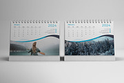 Desk Calendar 2024, a Print Template by Uiparvin (Thumbnail 2 of 2)