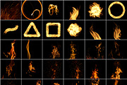 Fire Burning Effect Overlays, a Brushes & More by PhotoSpirit (Thumbnail 8 of 10)