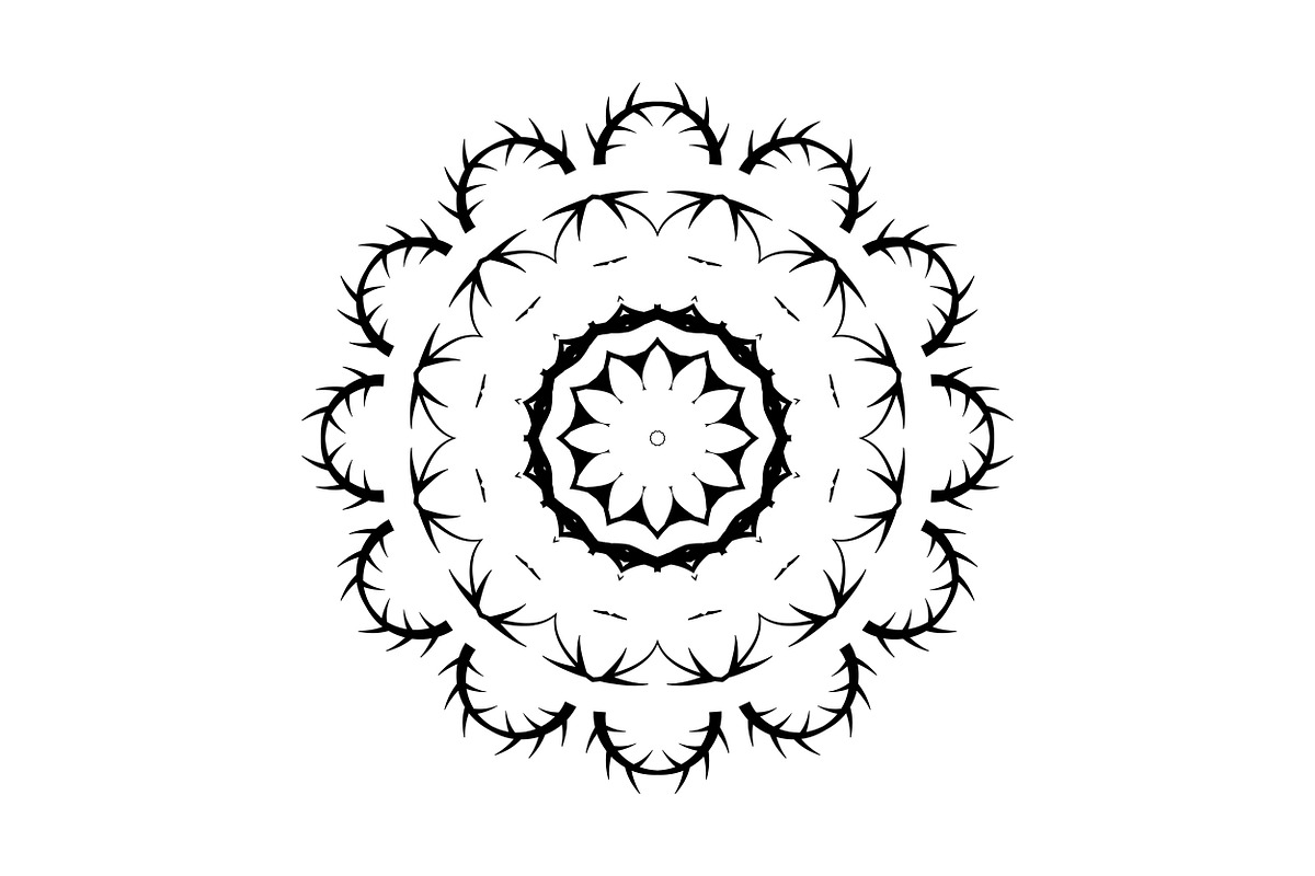 Artistic Mandala Vector Collection, a Decorative Illustration by NJ Himel (Photo 4 of 101)