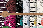 FLORAL abstract seamless pattern, a Pattern Graphic by Futurel (Thumbnail 1 of 4)