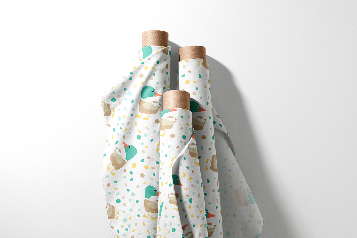 Cute Duck Terrazzo Pattern, a Pattern Graphic by StudioGlouna (Photo 5 of 6)