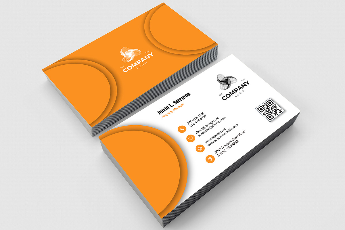 General Business Card Template - PSD preview 4