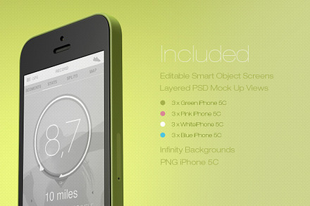 iPhone 5C Mock Ups