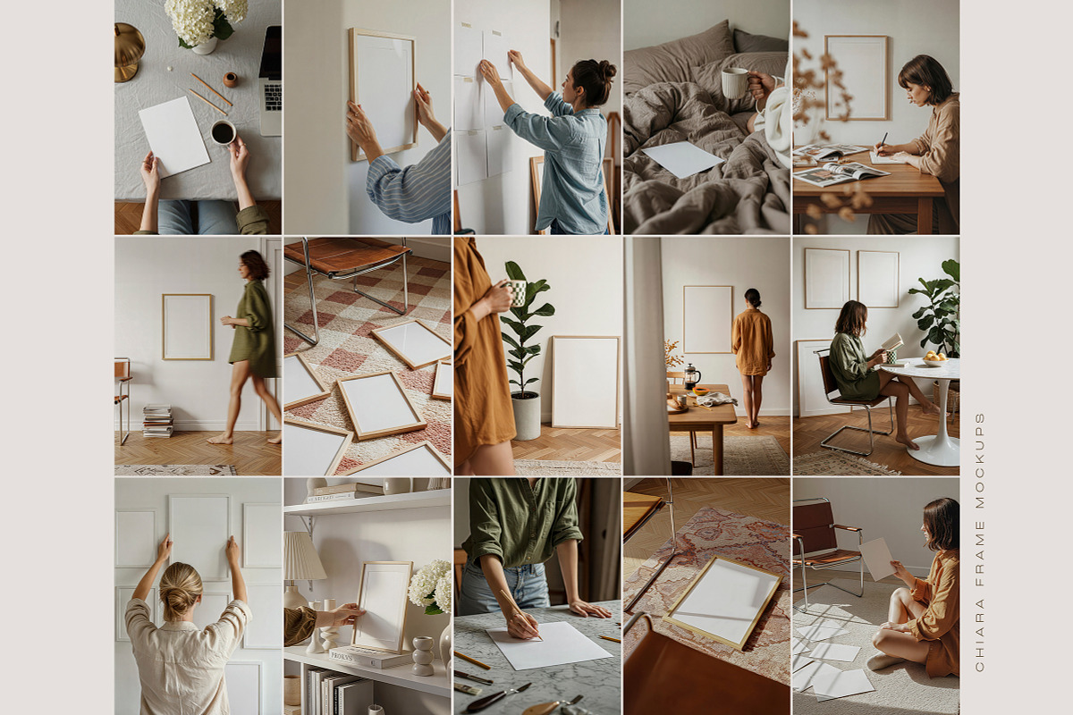 Chiara Frame Mockup Bundle, a Household Mockup by Salt Color Studio (Photo 18 of 19)