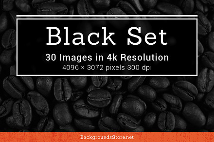 Black Textures Set