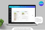 Resume / CV Canva Template & Word, a Resume Template by Template Zone (Thumbnail 6 of 7)