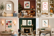 45 Christmas Frame Canva Mockups, a Household Mockup by Matisse Studio (Thumbnail 1 of 9)