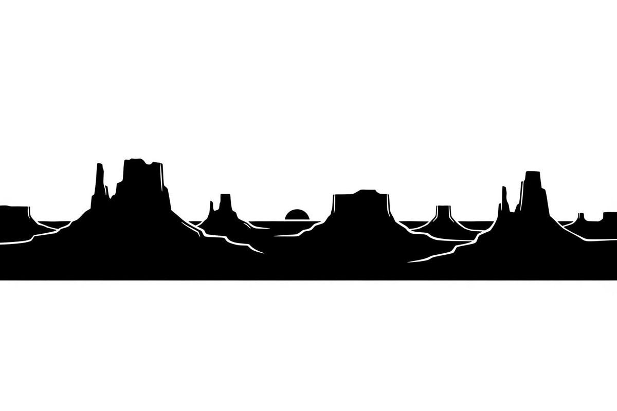Minimal Desert Mesa Silhouettes, a Graphic by musafir_fashion (Photo 4 of 13)